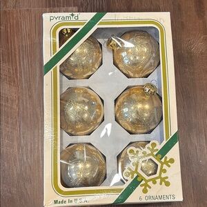 Vintage Pyramid Ornaments